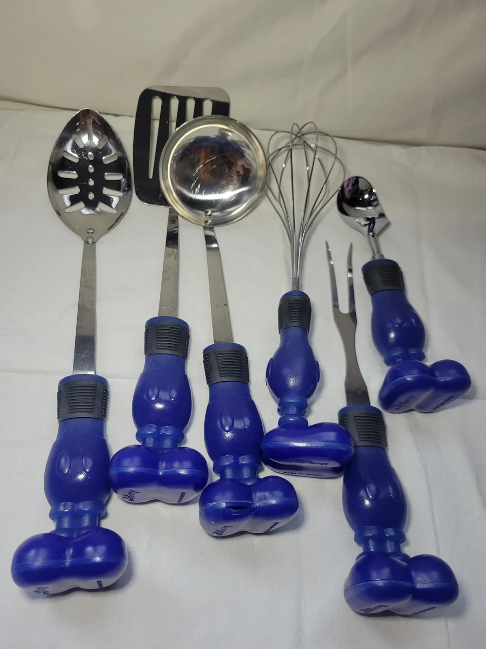 DISNEY Mickey Mouse Blue Kitchen Utensil Set - 6-Piece Home Kitchen Tools